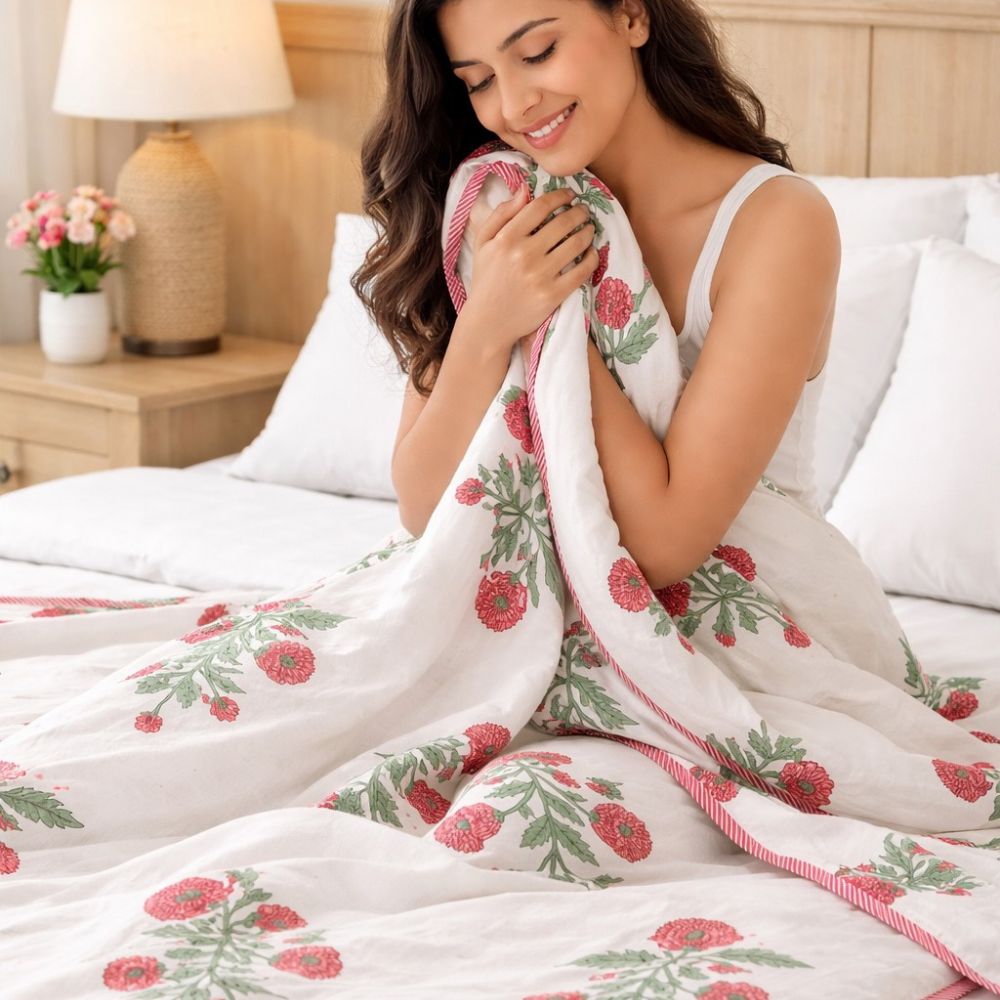 Shahi Cotton Jaipuri Single Dohar for Summers