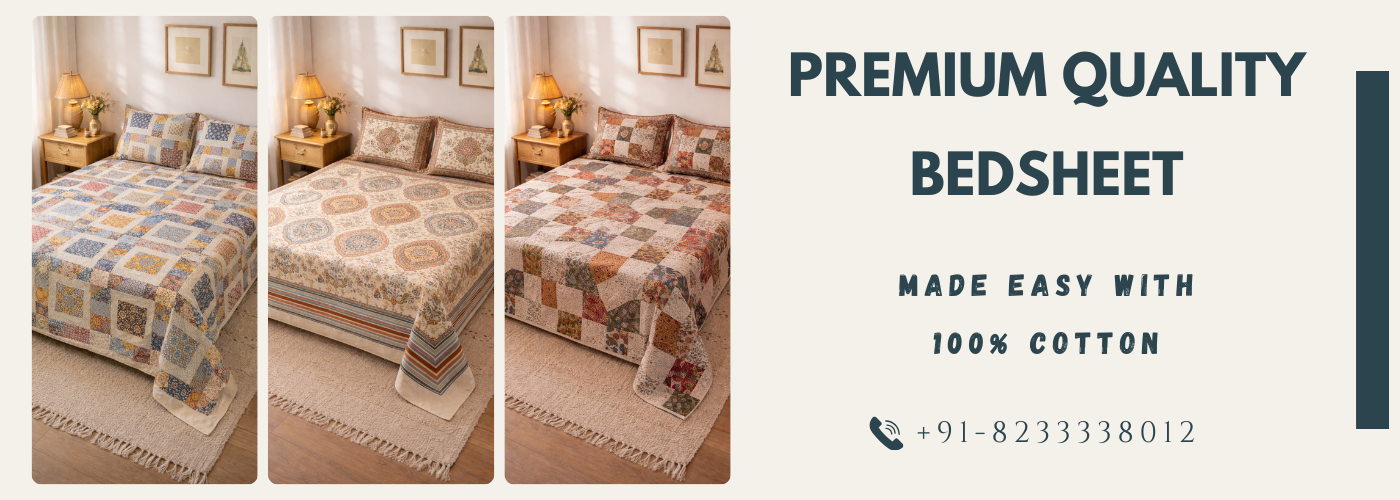 Bichavat Jaipur Bedsheet Jaipuri Cotton